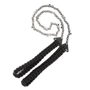 Pocket Survival Hand Chainsaw with Paracord Handle, Outdoor Camping(1  Pack